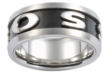 Fossil Herren-Ring Edelstahl Gr.60 (19.1) JF83566040-60