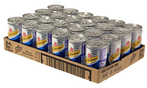 Schweppes Lemonade 150ml Mini Can - 24 Pack