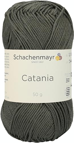 Schachenmayr Catania 9801210-00387 fango Handstrickgarn, Häkelgarn, Baumwolle