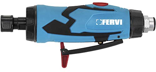 Fervi 414-0 Amoladora Neumática, Cian/Negro