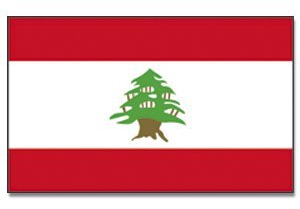 Flagge Libanon - 90 x 150 cm