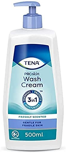 Tena 3-in-1 Wash Cream, Alcohol Free, 500 ml
