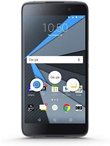 BlackBerry DTEK50 Smartphone (13,2 cm (5,2 Zoll), 3 GB, 16 GB, 4G, Schwarz, 2610 mAh, 13 MP, Android 6.0, Schwarz