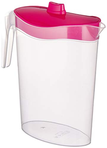 Metaltex - Jarra de plástico para puerta de refrigerador 2 L, Surtido: Colores Aleatorios