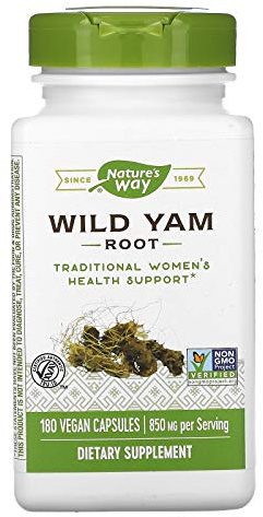 Nature's Way, Wild Yam - 180 vegicaps