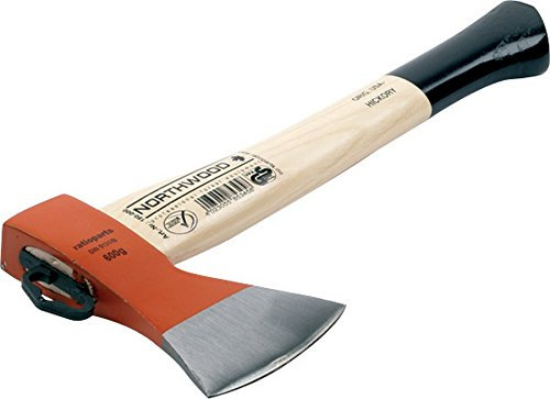 Ratioparts 180,000 Ecoline Handbeil, Hickory Stiel, Schwarz, Braun, 39 x 3 x 17 cm