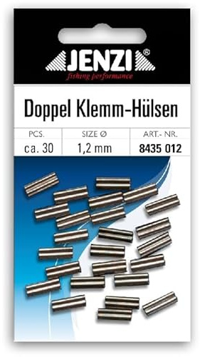 Jenzi Doppel Klemmhülsen 1,2mm 30 Stück