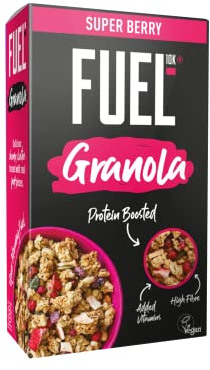 FUEL10K Super Berry Protein Granola Breakfast Cereal, 400 g (Pack of 6)