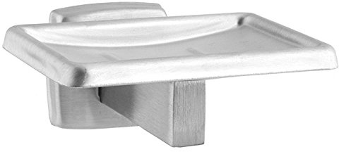 Hexotol Porte Savon Mural Acier Inoxydable Gris 10,6 X 5,2 X 10,6 cm