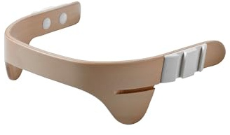 Leander Classic™ Sicherheitsbügel für Hochstuhl Whitewash - Stabiles & Sicheres Design - Ergonomische Unterstützung - Verstellbar in zwei Positionen
