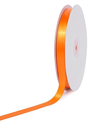 Creative Ideas PSF0508-172 Solid Satin Ribbon, Orange, 5/8 x 100 yd