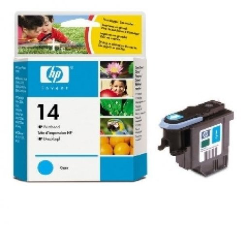 HP 14 – C4921AE – Printhead – 1 x cyan – 30000 pages – for Color Inkjet Printer CP1160,...