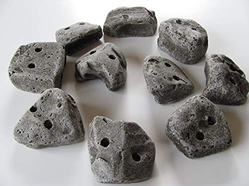 10 Large Screw On Rock Climbing Holds for Rock Wall Grips Made in USA