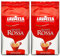 Lavazza Qualità Rossa Coffee Beans, Medium Roast, 1 kg Each, 2-Pack