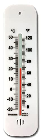 Termómetro de pared en grados C y F