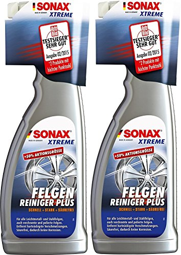 2x SONAX Xtreme Felgenreiniger Plus Spezialreiniger Felge Felgen Reiniger 750ml 230400
