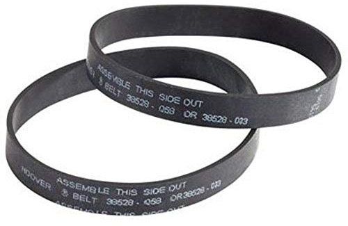 Hoover T-Series Flat Stretch Vacuum Belt, Pack of 2, Black, AH20080, Belt Replacement for Use in Hoover Vacuum Cleaner Models