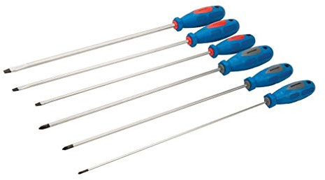 Silverline 909067 Extra langer Schraubendreher, 6-tlg.