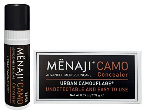 MËNAJI URBAN CAMOUFLAGE® Concealer Stick for Men - Skin Foundation Concealer for Dark Circles, Acne, Under Eye - Corrector - Mens Cosmetics - Sand - 0.35oz