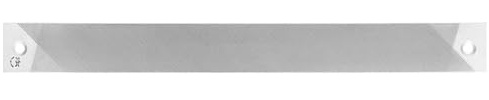 Pferd 299E350SH bil karossfil blad grov, silver, 350 mm