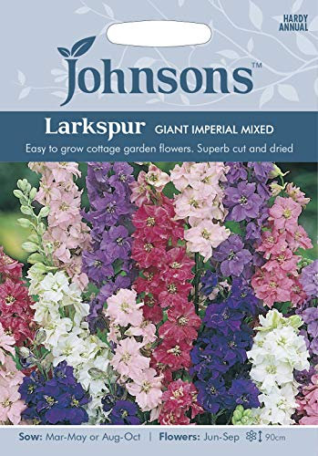 Johnsons Larkspur Giant Imperial Mixed