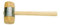 Holzhammer Kopf-Ø 70mm 550g Weißbuche