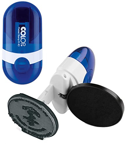 COLOP timbro pocket stamp r40 diam. 40mm autoinchiostrato colop