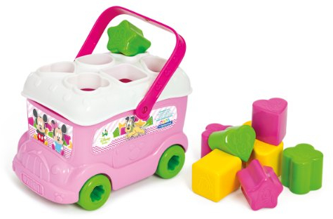 Clementoni Baby 14933 - Baby Minnie Shape Sorter Bus