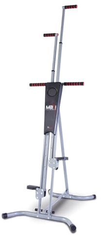 New Image Maxi Climber - Vertical Climbing Cardio Exercise Machine - Full Body Workout - Multifunctional At Home Gym Equipment - Black/Grey
