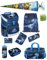 Jungen Schulranzen 1. Klasse · Scooli Campus Fit Schultasche · ergonomisch & leicht · Schulranzen Set für Jungs und Mädchen (10-teiliges Set mit Schultüte, Jurassic World Dinosaurier Dunkelblau)