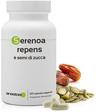 SABAL PALMETTO et pépins de courge * 440 mg / 120 gélules végétales * Appareil urinaire, Prostate