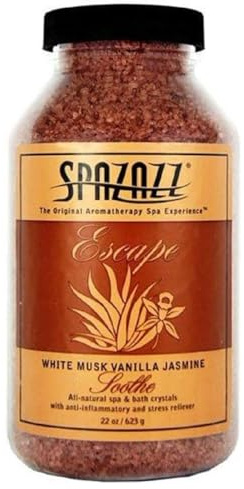 Spazazz Escape 22oz Pomegranate spa, hot tub and Bath Crystals