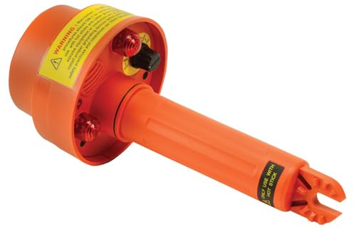 Klein Tools HVNCVT-2 Broad Range, Non-Contact Voltage Tester, For Overhead Conductors-Cable Faults, 7 Sensitivty Ranges, Audible and Visual Signals, Water Resistant