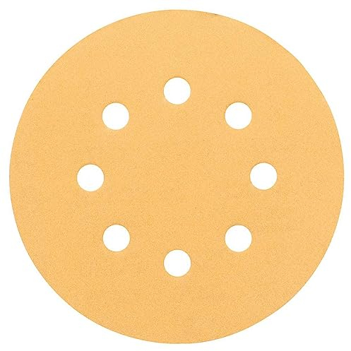 Bosch Professional Schleifblatt für Exzenterschleifer Holz und Farbe (50 Stück, Ø 125 mm, Körnung 100, C470), Blau