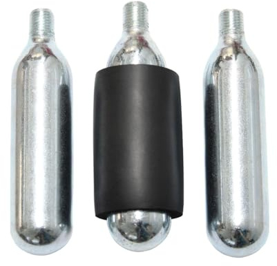 Givi S450KIT Lot de trois bouteilles de gaz de CO2 de rechange pour kit de réparation pneu S450, (colles et anti-crevaison) -