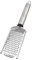 Fackelmann 20347 Rallador Pequeño Carolina, Acero Inoxidable, Inox y Negro, 26 x 6 x 1.5 cm
