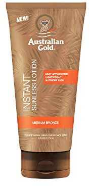 Australian Gold - Sunless Instant Rich Bronze Color Lotion 177 Ml (La confezione può variare)