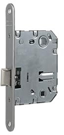 Tesa Assa Abloy 134U5RAI Picaporte Unificado Para Puertas de Madera Inoxidable Entrada 50 mm, Frente Redondo 134U