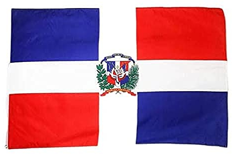 BANDIERA REPUBBLICA DOMINICANA 150x90cm - GRAN BANDIERA DOMINICANA 90 x 150 cm Poliestere leggero - Bandiere - AZ FLAG