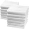 12 pañuelos blancos - Modelo Valentin - 40 centimetros