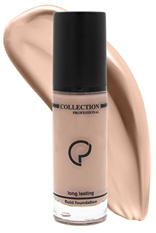 Collection Professional Long Lasting Foundation Fondotinta liquido coprente, Tenuta e confort per tutto il giorno, Anti lucidità, Senza Effetto Maschera (00 light)
