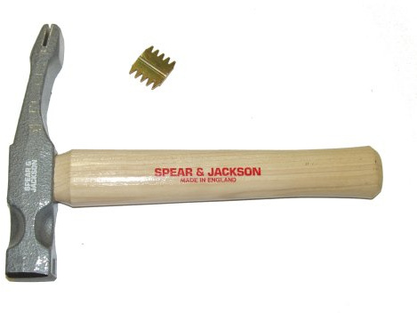 Spear & Jackson SJ-SSH28 28oz Single End Scutch Hickory Hammer