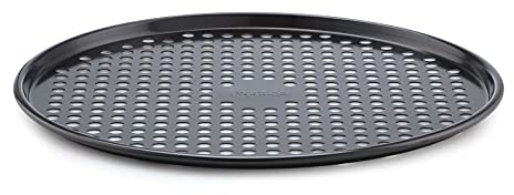 Prestige Inspire Bakeware Pizza Tray, 14 - Black, 35 cm