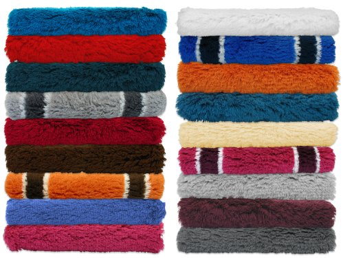 Dyckhoff Opal Badteppich, Rund 100 cm bordeaux