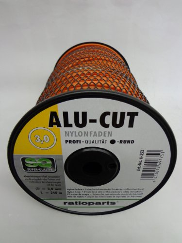 Mähfaden ALUCUT 2,4mm 360m Trimmerfaden rund Nylonfaden