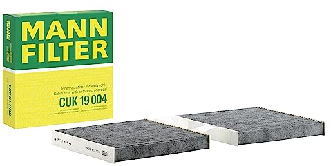 MANN-FILTER CUK 19 004 Innenraumfilter/Kabinenluftfilter - Pollenfilter mit Aktivkohle - für Pkw + Transporter