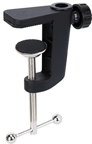 Metal Desk Clamp for Microphone Arm Stand Holder with Adjustable Screw by SUNMON