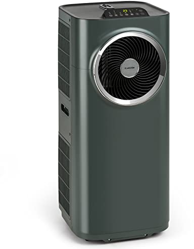 Klarstein Mobile Klimaanlage, 5-in-1 Klimagerät, Ventilator, Luftentfeuchter, Luftreiniger & Nachtmodus, App-Steuerung, Wohnung mit Abluftschlauch, Air Conditioner, 11.500 BTU, Anthrazit
