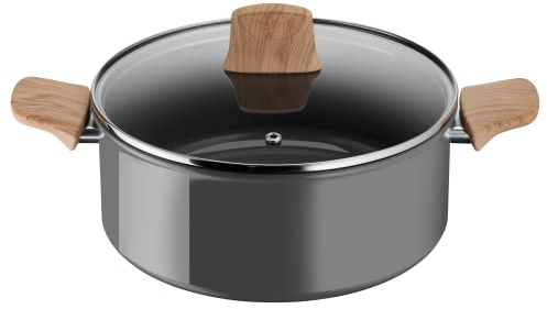 Tefal Renew Faitout 24 cm, Revêtement antiadhésif céramique, Eco-conçue, Recyclée, Cuisson saine, Thermo-Signal, Ustensile sûr, Fabriqué en France, Tous feux dont induction C4254613