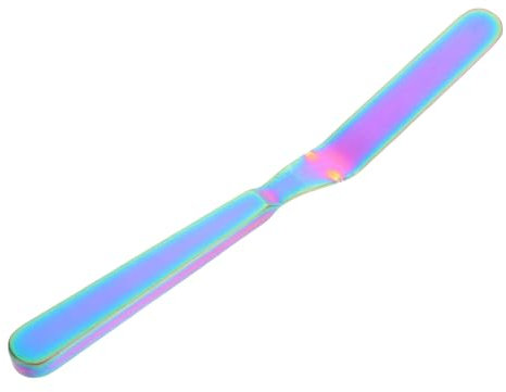 BESPORTBLE Couteau à Épandeur Acier Pour Beurre Confitures Et Fromages Spatule Ergonomique Pour Pâtisserie Et Cuisine